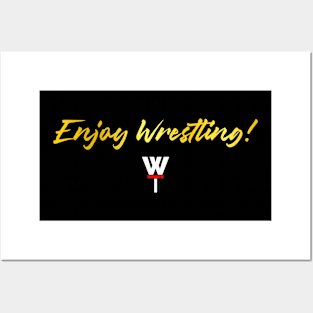 Enjoy Wrestling! GOLD Posters and Art